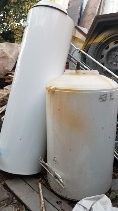 Бак от бойлера (буржуйка, мангал)