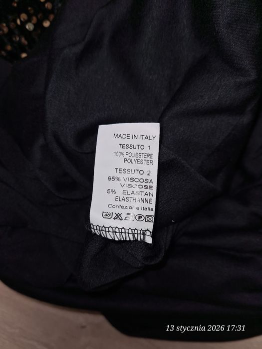 Nowa sukienka cekiny złote