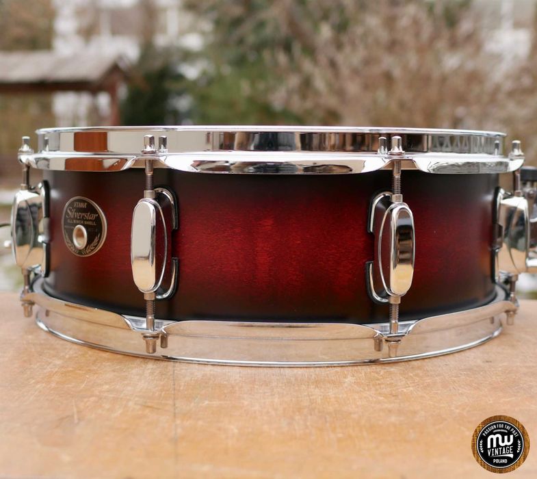 ‼️ Werbel Tama Silverstar Birch 14” x 5” Satin Cherry Burst ‼️