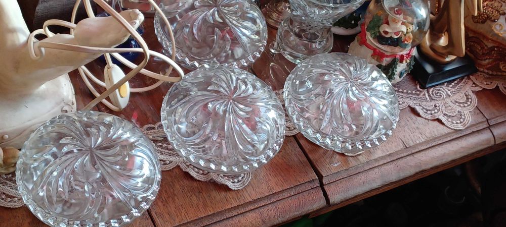 rękodzielo polska huta Ząbkowice 4 szt bombonierki za 80zl