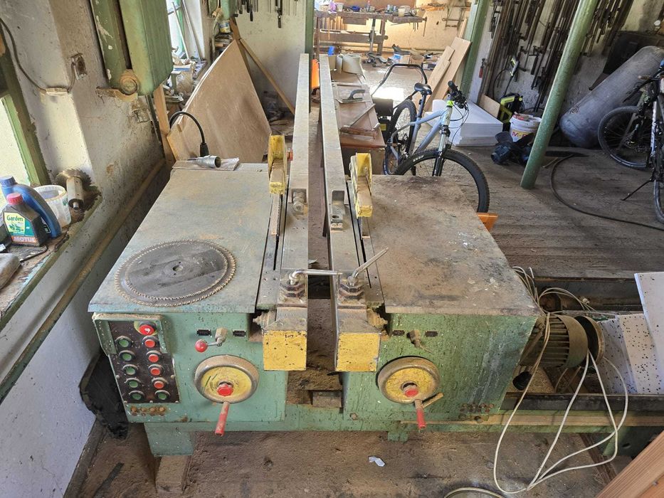 Piła formatowa, prasa stolarska, frezarka