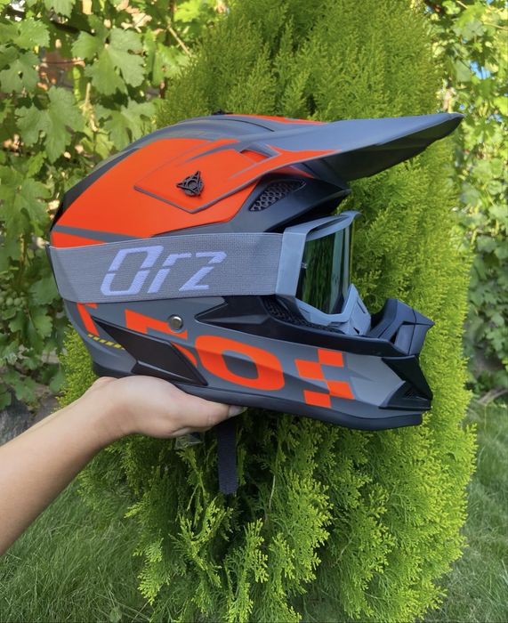 Кросовий мотошолом, шолом для ендуро, шлем для мопеда, оффроуд, хард