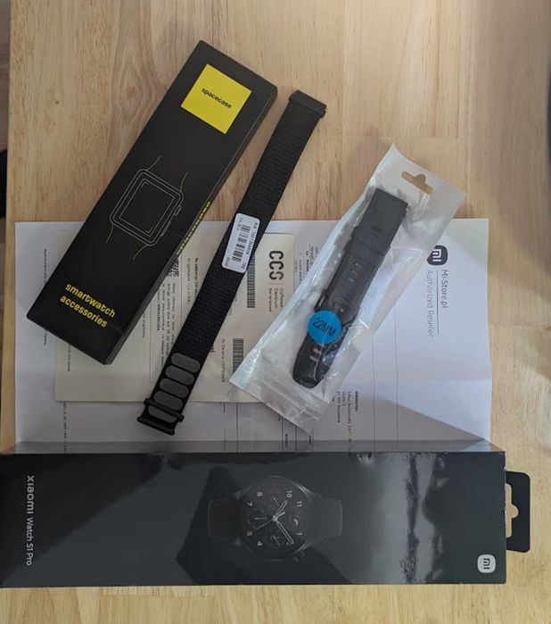 XIAOMI Watch S1 PRO BLACK czarny GPS NFC NOWY gwarancja