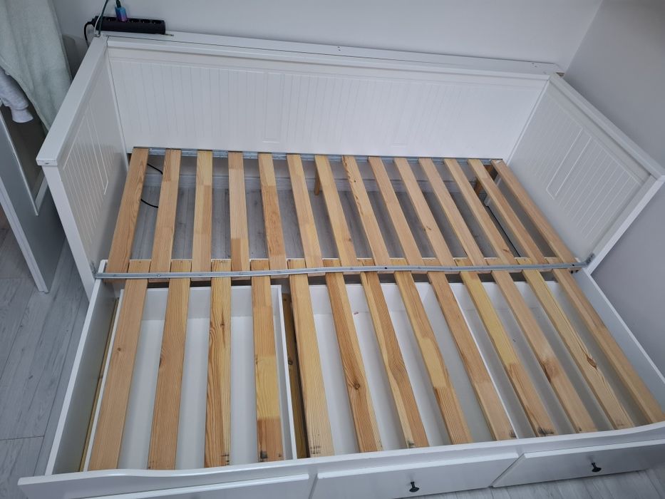 Łożko HEMNES IKEA rozkładane 160x200