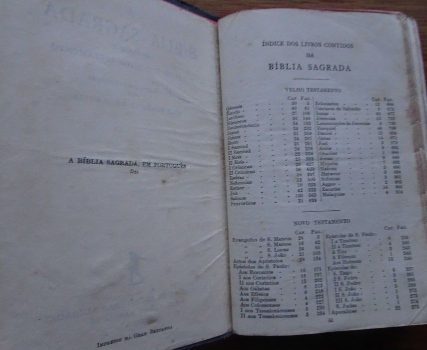 Bíblia Sagrada (Velho e Novo Testamento) - Edição de 1965