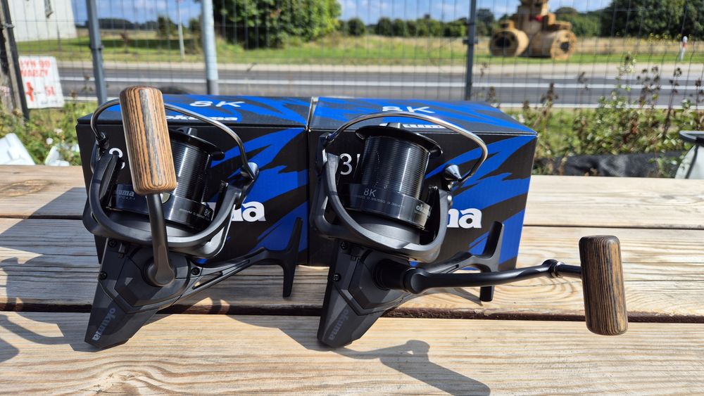 2 nowe kołowrotki okuma 8 k Zapraszamy