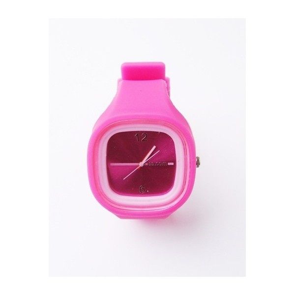 2 szt Silikonowy zegarek żelowy wodoodporny różowy + czarny gratis