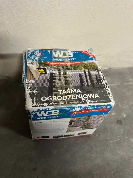 Taśma ogrodzeniowa WDB PLAST Premium 19cm x 26m – 700g/m² (Antracyt)