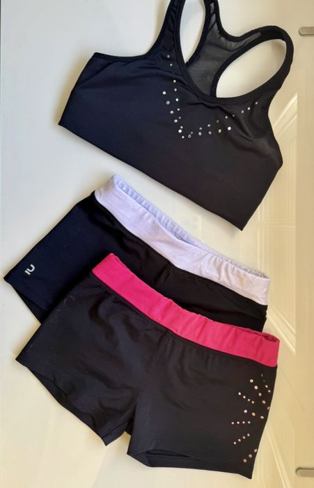 Top e calcoes de ginastica