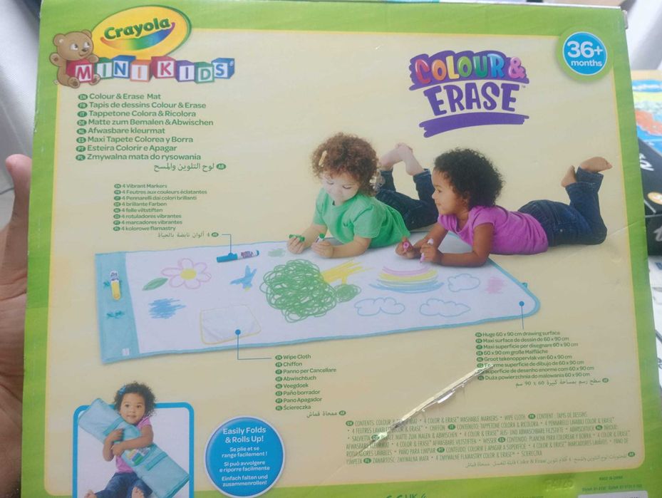 Tapete de Desenho Gigante Crayola Mini Kids 60x90cm - Completo