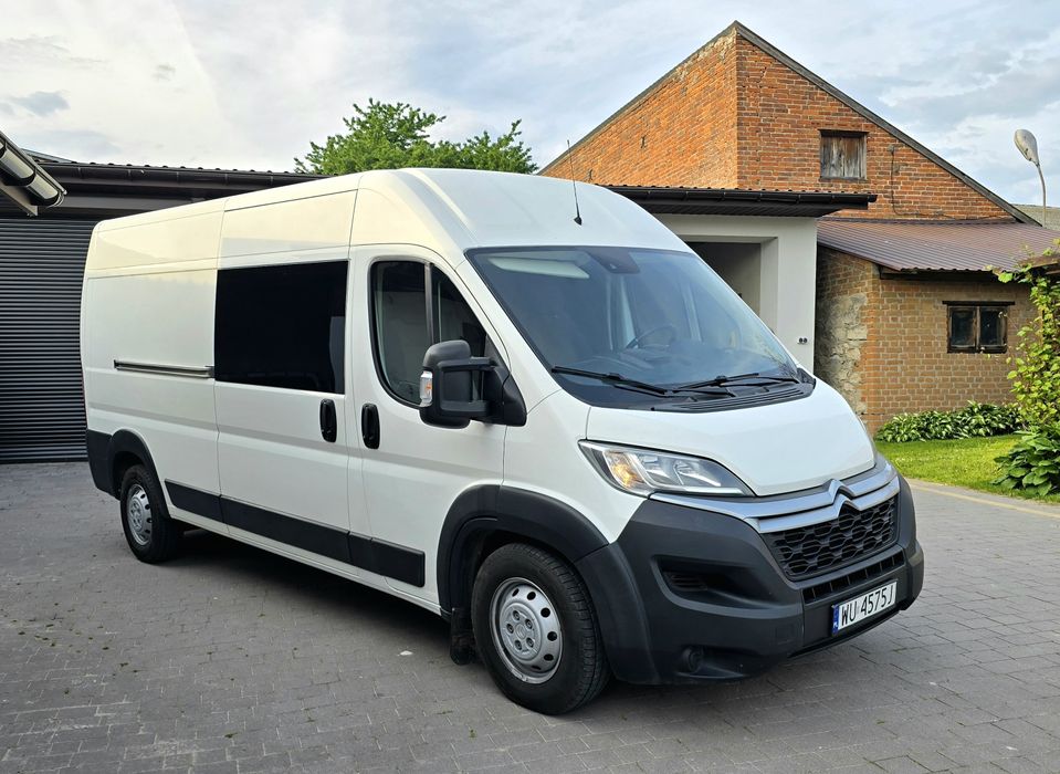 Citroen Jumper 9 osób, 9 osobowy brygadówka 2.0 HDi, 2019r. POLSKI Salon, 2 kpl opon