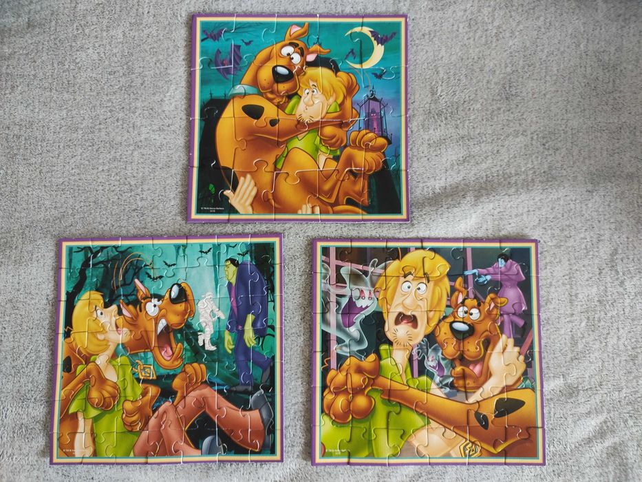 Puzzle Scooby Doo (trzy układanki: 20, 36, 50 elementów) Trefl
