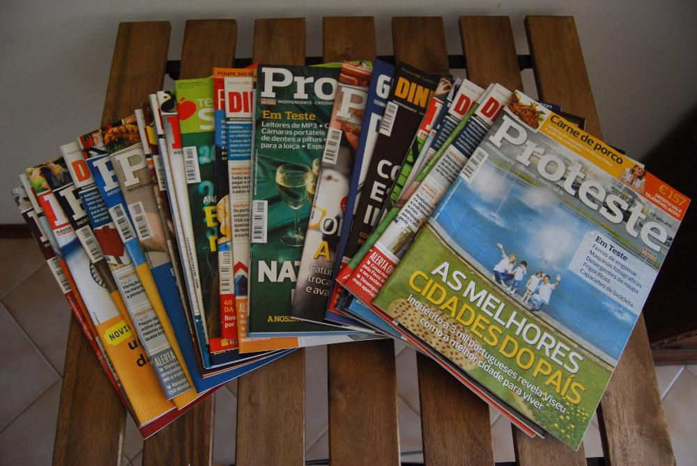 67 Revistas "Deco Proteste" + 67 Revistas "Dinheiro & Direitos"