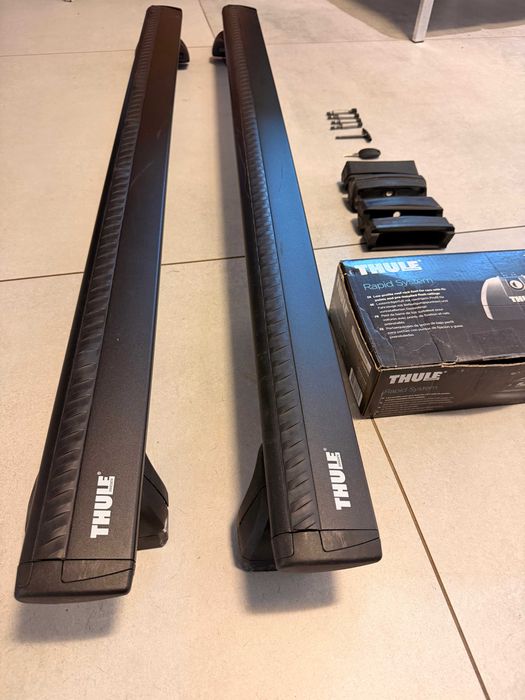 Thule belki 120 cm + kit montażowy  stopy 753