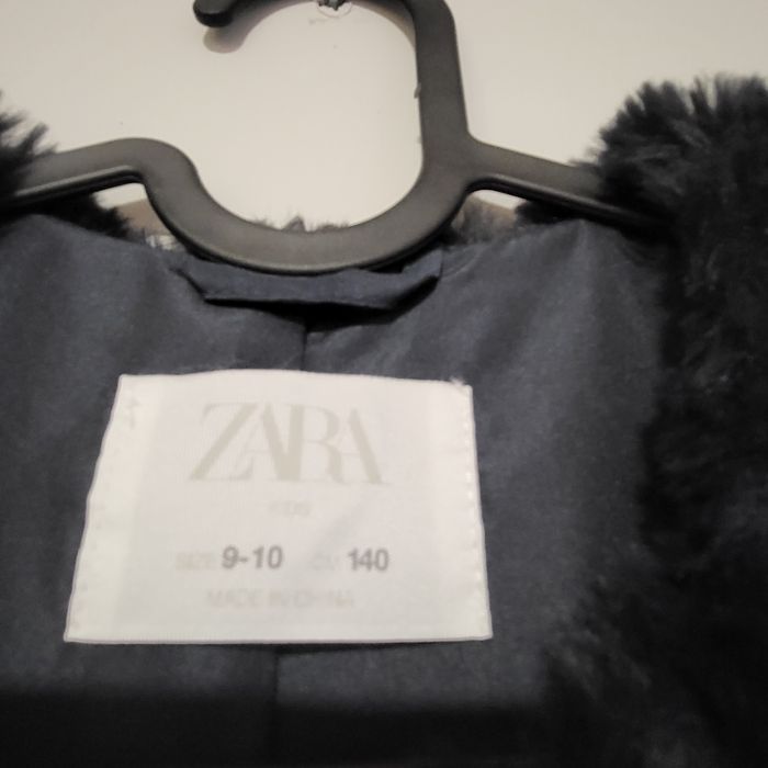 kamizelka futrzana bezrękawnik Zara roz.140