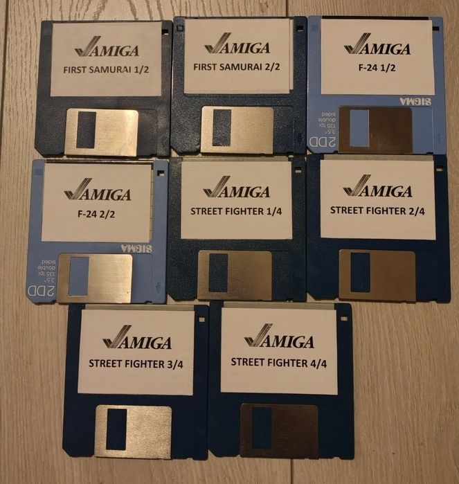 Prawdziwe, sprawne dyskietki DD Amiga / Atari (35x dyskietka)