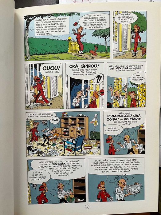 Coleção de BD "Spirou e Fantásio" (Vol. 1 ao 20) - Como Novos