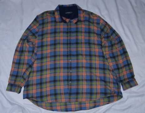 Duża Koszula Flaneowa - Dressmann Flannel 5XL