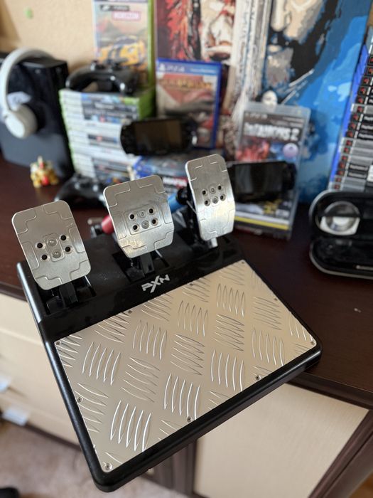 ИГРОВОЙ РУЛЬ PXN V10 force feedback g29 log