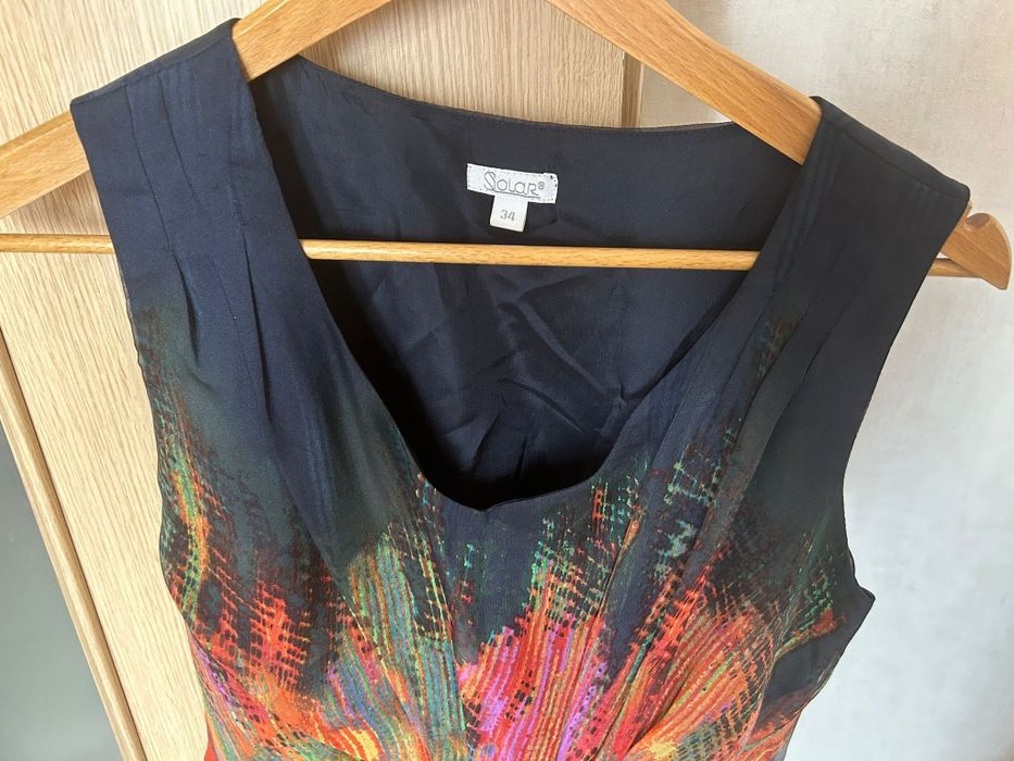 Solar sukienka letnia na podszewce r.34,