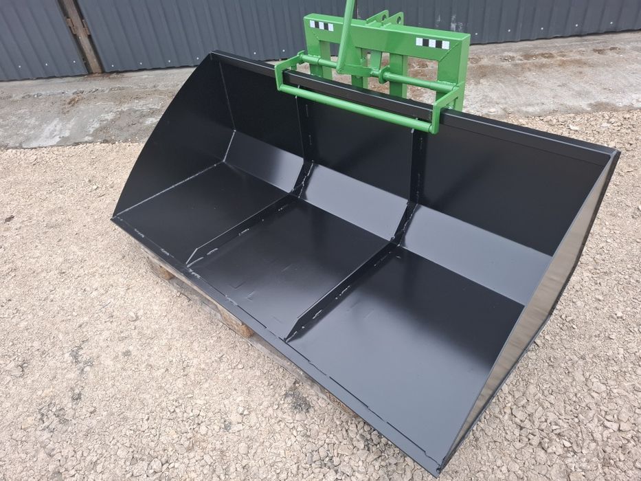 Łycha, łyżka z kiprem Mocna szufla z wywrotem mechanicznym do ciągnika