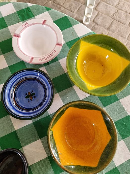 Peças em barro de vários tipos