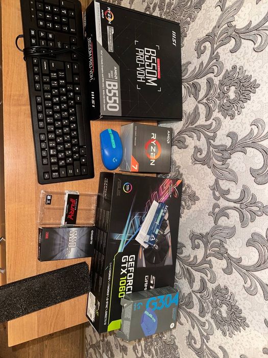 Компютер ryzen 7 5800x gtx 1060 6 gb