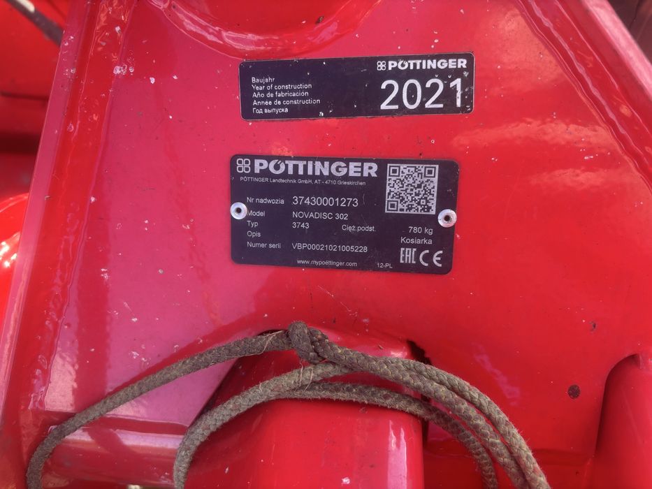 kosiarka Pöttinger NOVADISC 302 | 3.04m