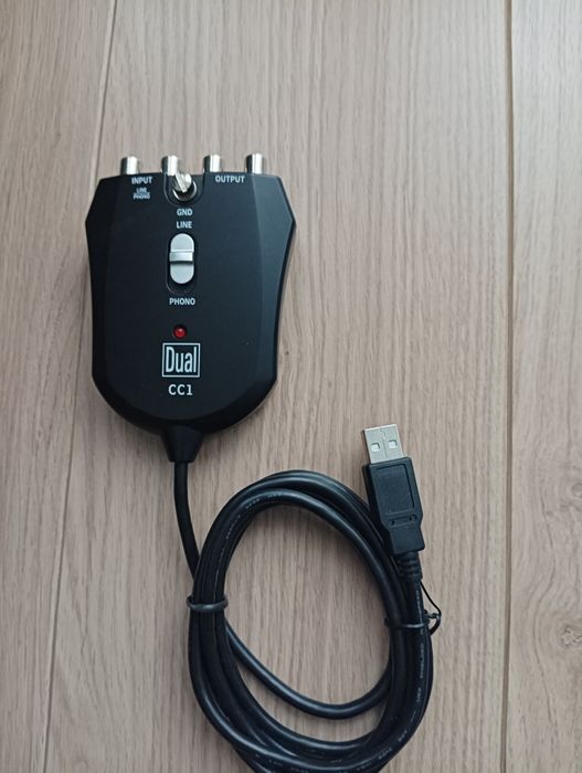 Dual CC1 digitalizator USB konwerter A/D adapter do płyt winylowych