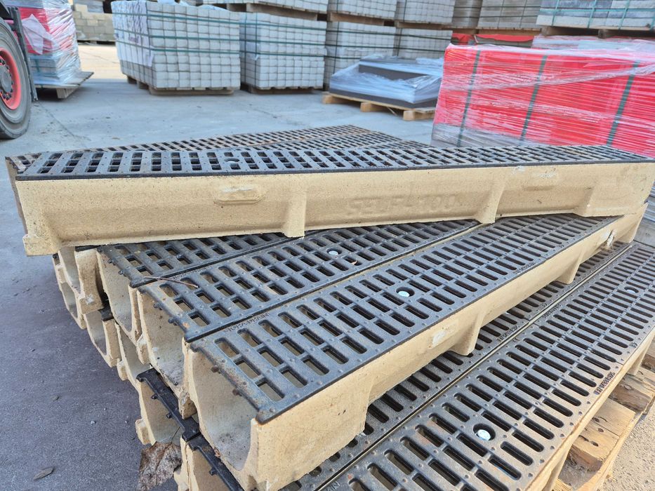 Odwodnienie liniowe ruszt ŻELIWO 12,5tony korytko kanał ŻMIGRÓD