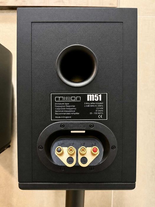 Colunas monitoras MISSION gold M53 100 W c/ novas passivas