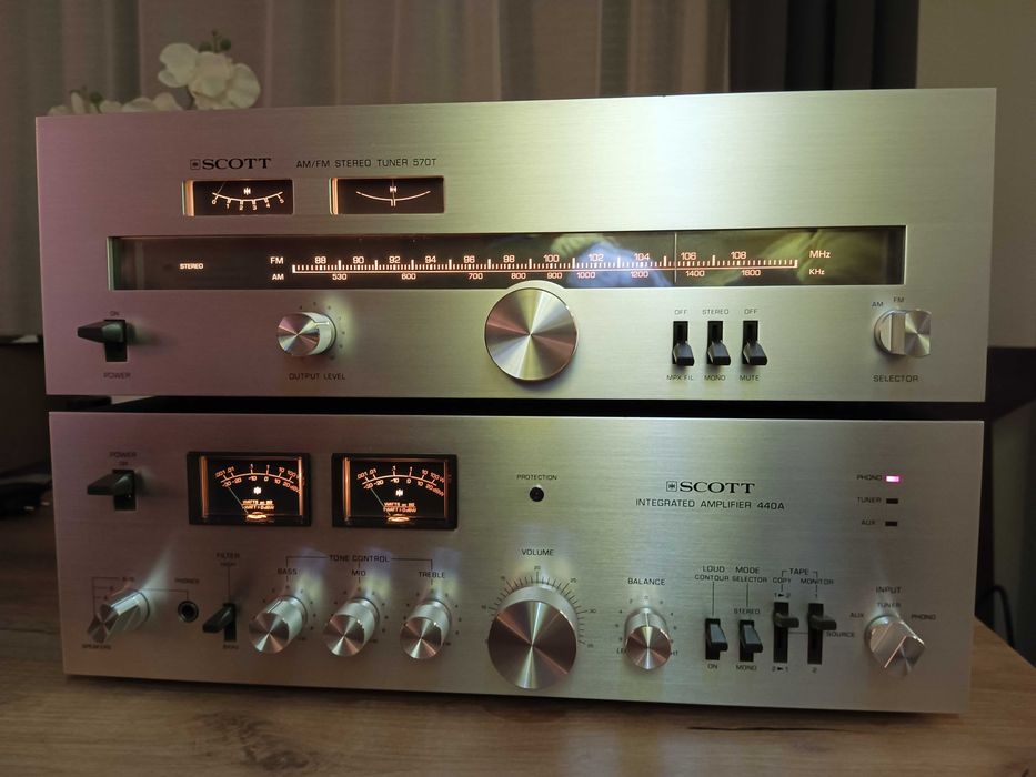 SCOTT Amplifier 440 A, Tuner 570 T