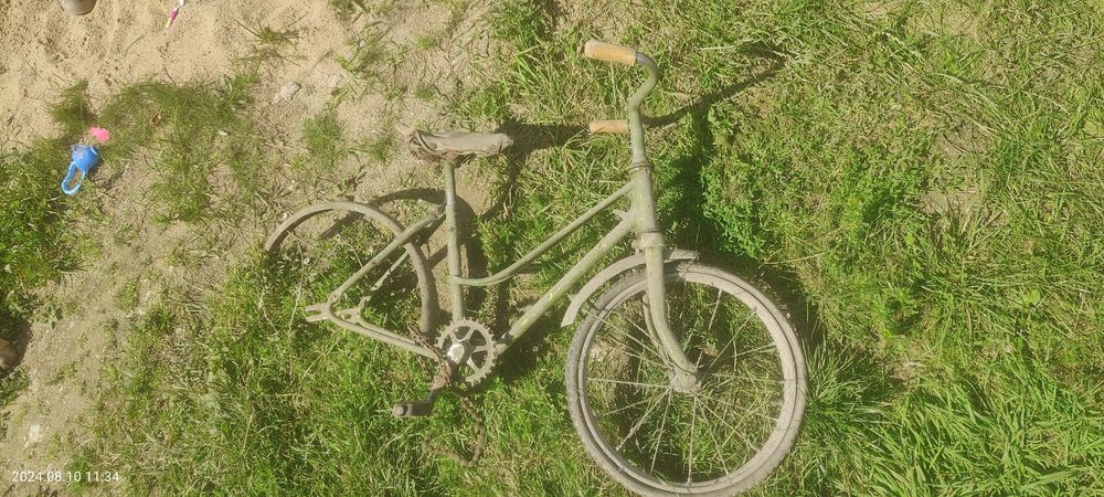 Rama roweru stara PRL, Ukraina, Vigry 3