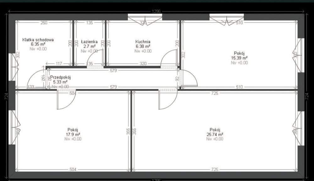 Mieszkanie 85 m² 3 pokoje + kuchnia oraz ogródek ok.100 m² na oś. Wr - More