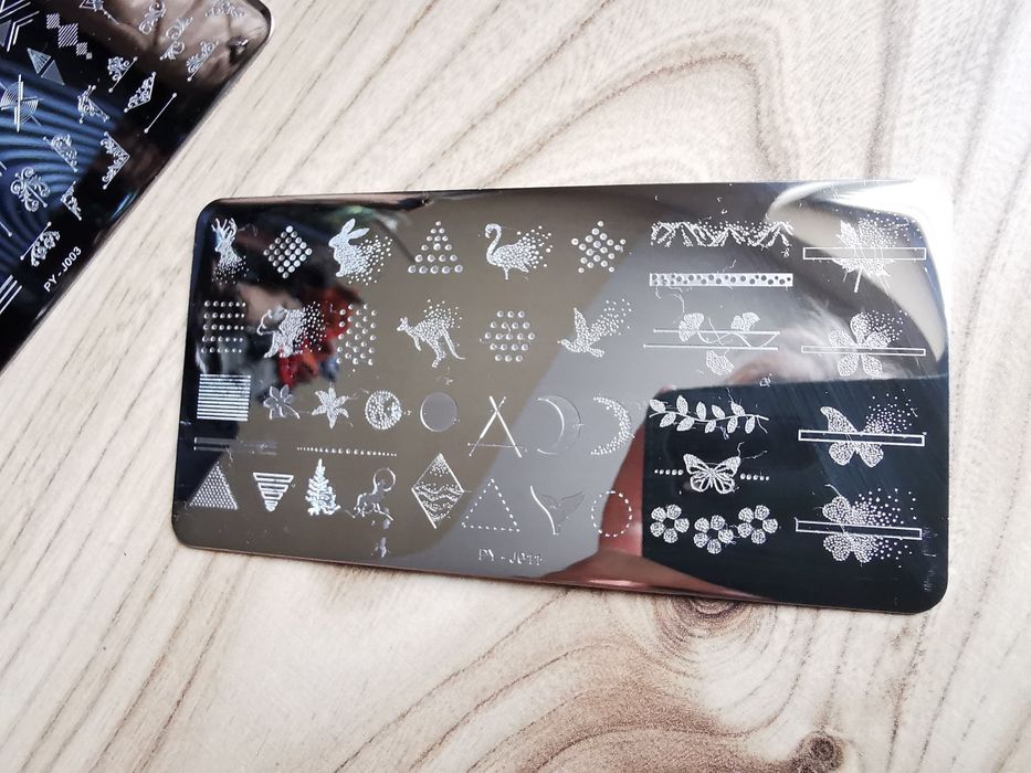2x nowe blaszki do stempli