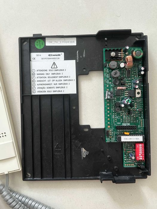 Videoporteiro Comelit 5701 + Suporte 5814 - Usado, Funcional