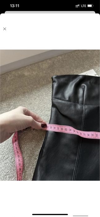 Корсет топ zara s шкіра