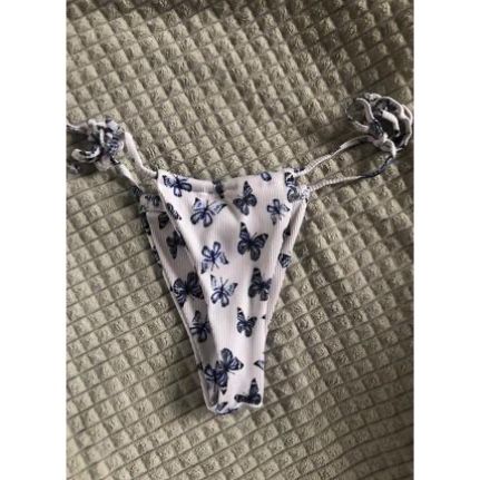 Majtki w motylki od stroju kąpielowego XL