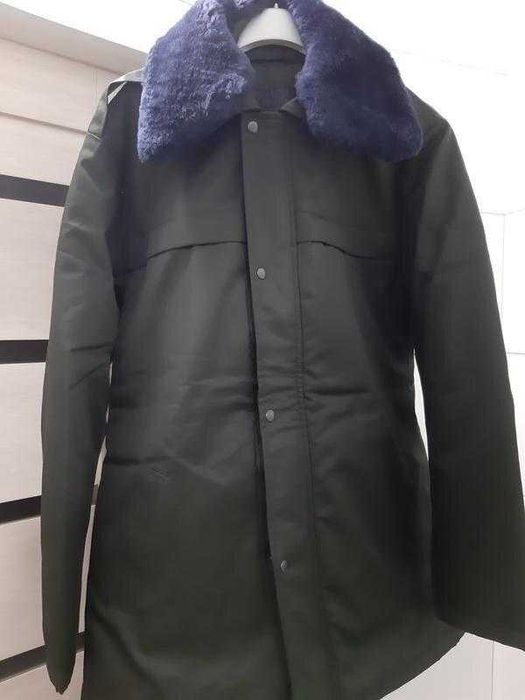 Новый непромокаемый бушлат армейская куртка с натуральным мехом