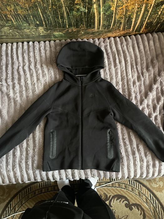 Кофта Nike teech fleace темно сіра ОРИГІНАЛ