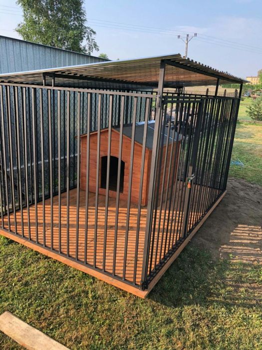 Kojec dla psa 2,5x2m solidny. Buda ,boks ,klatka.