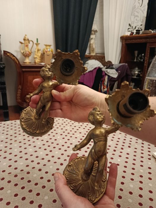 Светильник бронзовый