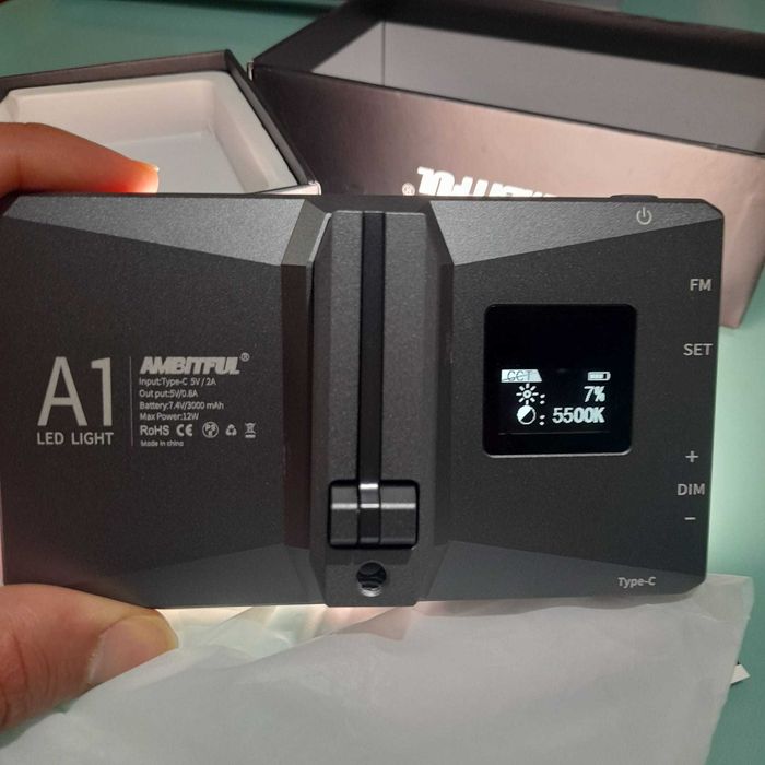 RGB mini creative light (AMBITFUL A1) - como novo