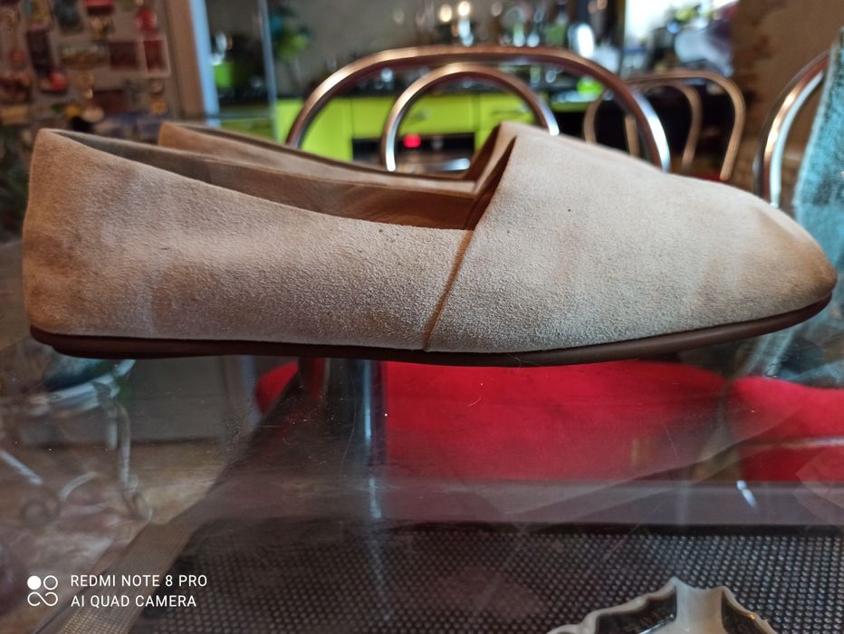 Замшевые макасины ECCO