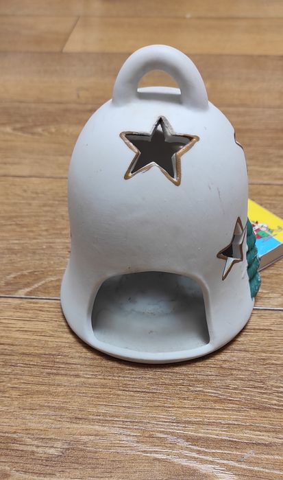 Санта Клаус чобіток новорічний дзвоник