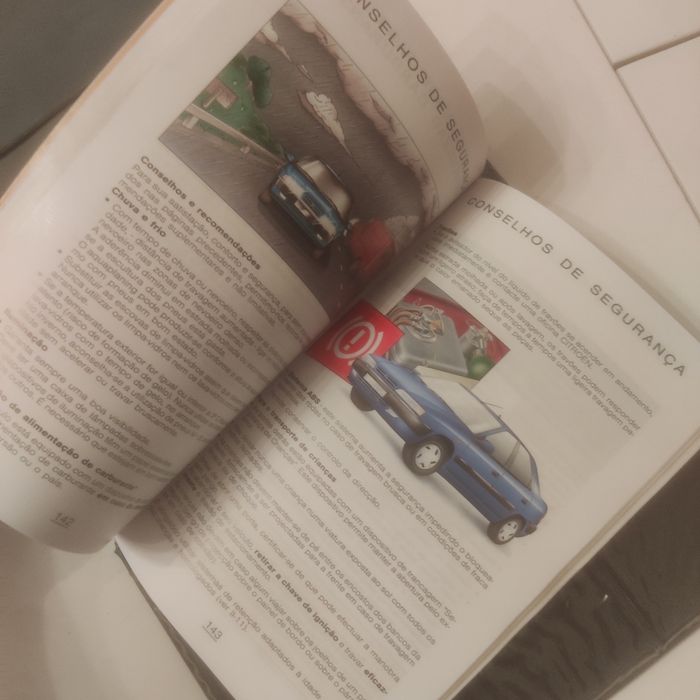 Manual de instruções, Livro de revisões Citroën Xantia