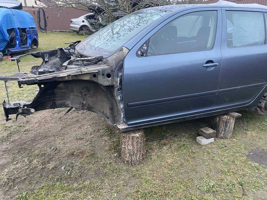 Шкода Октавія А5 Після пожежі на українській реєс Skoda Octavia A5