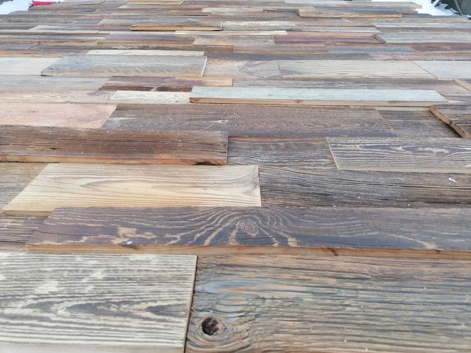 Stare deski panele ścienne 3D dekoracje loft drewno rustykalne