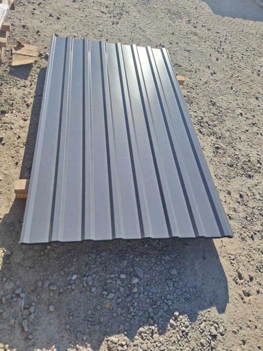 GR0,50 Blacha Trapezowa T18 GRAFIT na Garaż, Kojec -II Gatunek od reki