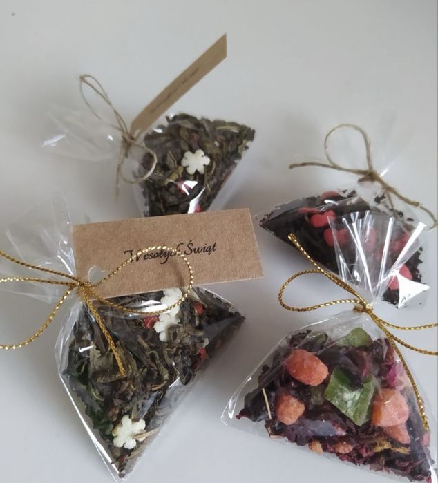 Herbata podziękowanie dla klientów, upominek świąteczny